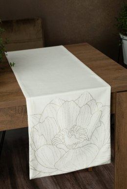OBRUS BLINK 13 35 X 140 CM BIAŁY EUROFIRANY