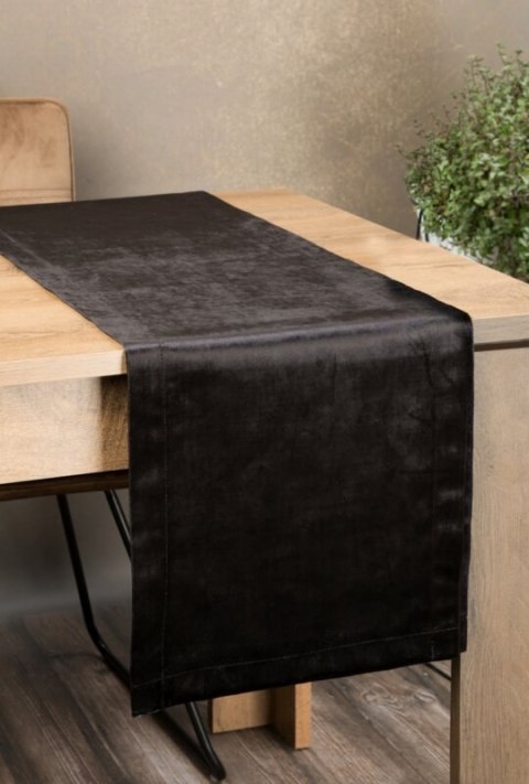 OBRUS ROYAL 1 35 X 180 CM CZARNY EUROFIRANY OBRUS ROYAL 1 35 X 180 CM CZARNY EUROFIRANY