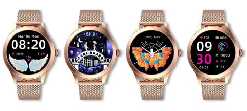 Damski SMARTWATCH G.Rossi SW014G-2 Różowe złoto Damski SMARTWATCH G.Rossi SW014G-2 Różowe złoto