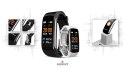 Smartband Giewont Fit&GO Duo GW200-2 - Black + Pasek Ice White