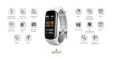 Smartband Giewont Fit&GO Duo GW200-2 - Black + Pasek Ice White
