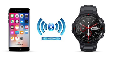 Smartwatch Giewont Focus SmartCall GW430-1 - Carbon Smartwatch Giewont Focus SmartCall GW430-1 - Carbon