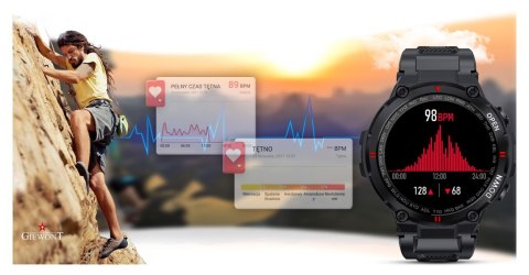 Smartwatch Giewont Focus SmartCall GW430-1 - Carbon Smartwatch Giewont Focus SmartCall GW430-1 - Carbon
