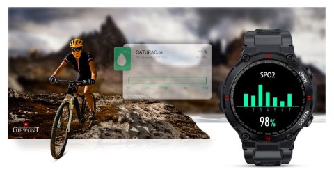 Smartwatch Giewont Focus SmartCall GW430-1 - Carbon Smartwatch Giewont Focus SmartCall GW430-1 - Carbon