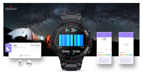 Smartwatch Giewont Focus SmartCall GW430-1 - Carbon Smartwatch Giewont Focus SmartCall GW430-1 - Carbon