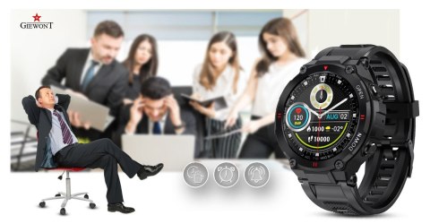 Smartwatch Giewont Focus SmartCall GW430-1 - Carbon Smartwatch Giewont Focus SmartCall GW430-1 - Carbon