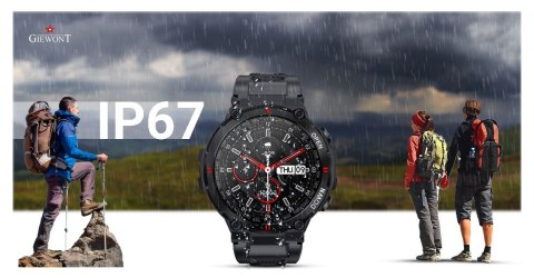Smartwatch Giewont Focus SmartCall GW430-1 - Carbon Smartwatch Giewont Focus SmartCall GW430-1 - Carbon