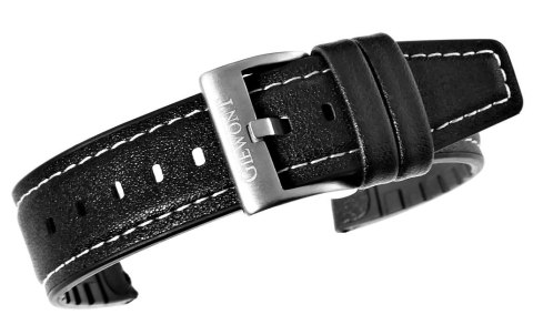 Pasek do Smartwatch Giewont GW440 GWP440-2 - Leather Black Pasek do Smartwatch Giewont GW440 GWP440-2 - Leather Black