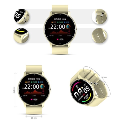 Smartwatch Damski Gravity GT1-6 Smartwatch Damski Gravity GT1-6