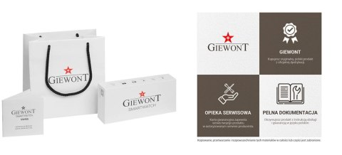 Smartwatch Giewont Vertex SmartCall GW450-5 Silver/Carbon Leather Smartwatch Giewont Vertex SmartCall GW450-5 Silver/Carbon Leather