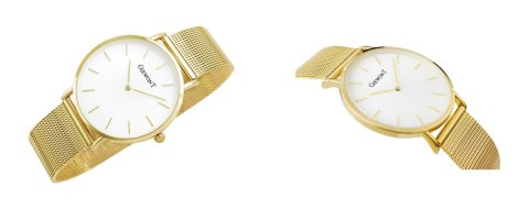 Zegarek Damski GIEWONT Harmony GW1970-1 Pure White/Gold Effect Zegarek Damski GIEWONT Harmony GW1970-1 Pure White/Gold Effect