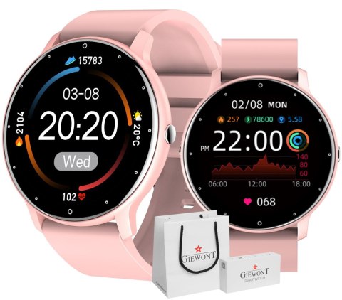 Smartwatch Giewont Sport Around GW120-1 - Powder Pink Smartwatch Giewont Sport Around GW120-1 - Powder Pink