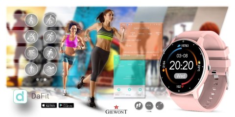Smartwatch Giewont Sport Around GW120-1 - Powder Pink Smartwatch Giewont Sport Around GW120-1 - Powder Pink
