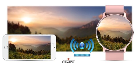 Smartwatch Giewont Sport Around GW120-1 - Powder Pink Smartwatch Giewont Sport Around GW120-1 - Powder Pink