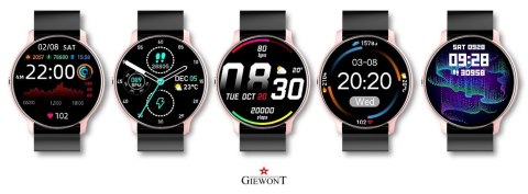 Smartwatch Giewont Sport Around GW120-3 - Rose Gold/Black Effect Smartwatch Giewont Sport Around GW120-3 - Rose Gold/Black Effect