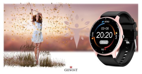 Smartwatch Giewont Sport Around GW120-3 - Rose Gold/Black Effect Smartwatch Giewont Sport Around GW120-3 - Rose Gold/Black Effect