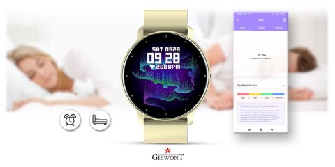 Smartwatch Giewont Sport Around GW120-6 - Ivory Effect Smartwatch Giewont Sport Around GW120-6 - Ivory Effect