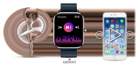 Smartwatch Giewont Dynamic SmartCall GW230-5 - RoseGold/Deep Ocean Smartwatch Giewont Dynamic SmartCall GW230-5 - RoseGold/Deep Ocean