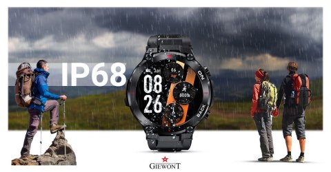 Smartwatch Giewont Pionier GPS GW460-1 - Carbon Smartwatch Giewont Pionier GPS GW460-1 - Carbon