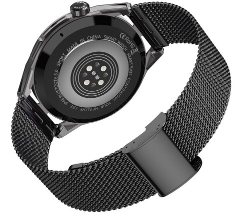 Smartwatch Rubicon RNCE88-2 Czarny- Czarny Pasek Silikonowy + Czarna Bransoleta Smartwatch Rubicon RNCE88-2 Czarny- Czarny Pasek Silikonowy + Czarna Bransoleta