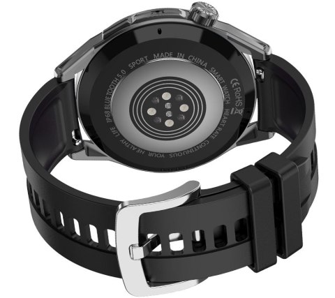 Smartwatch Rubicon RNCE88-2 Czarny- Czarny Pasek Silikonowy + Czarna Bransoleta Smartwatch Rubicon RNCE88-2 Czarny- Czarny Pasek Silikonowy + Czarna Bransoleta
