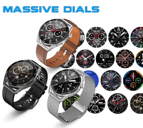 Smartwatch Rubicon RNCE88-2 Czarny- Czarny Pasek Silikonowy + Czarna Bransoleta Smartwatch Rubicon RNCE88-2 Czarny- Czarny Pasek Silikonowy + Czarna Bransoleta