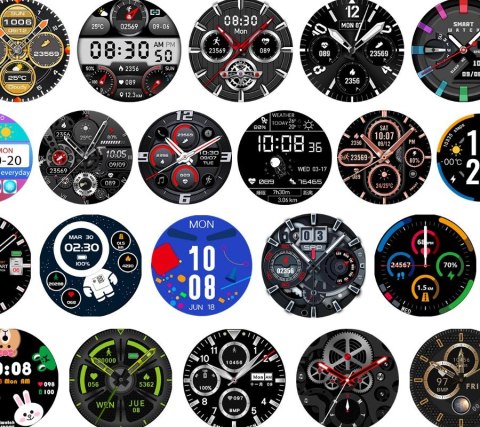 Smartwatch Rubicon RNCE88-2 Czarny- Czarny Pasek Silikonowy + Czarna Bransoleta Smartwatch Rubicon RNCE88-2 Czarny- Czarny Pasek Silikonowy + Czarna Bransoleta