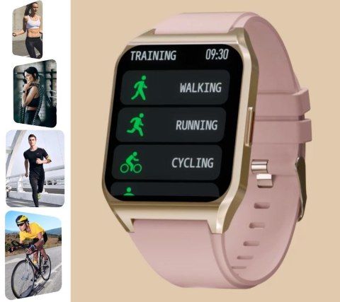 Smartwatch Rubicon RNCE89-3 Złoto-Różowy Smartwatch Rubicon RNCE89-3 Złoto-Różowy