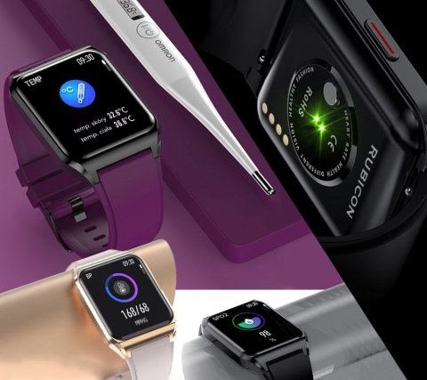 Smartwatch Rubicon RNCE89-3 Złoto-Różowy Smartwatch Rubicon RNCE89-3 Złoto-Różowy