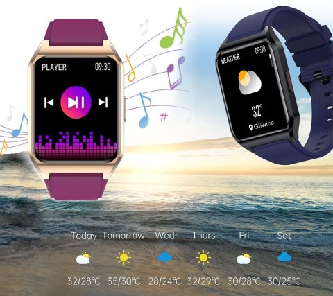 Smartwatch Rubicon RNCE89-3 Złoto-Różowy Smartwatch Rubicon RNCE89-3 Złoto-Różowy