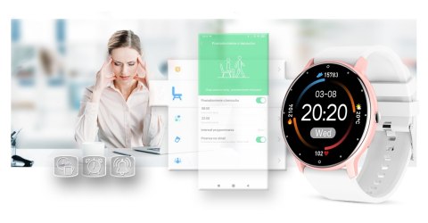 Smartwatch Damski Gravity GT1-7 Smartwatch Damski Gravity GT1-7