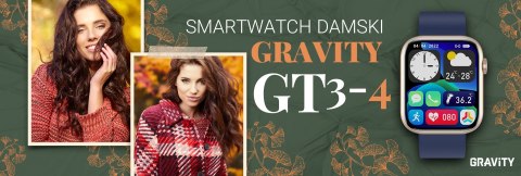 Smartwatch Damski Gravity GT3-4 Smartwatch Damski Gravity GT3-4