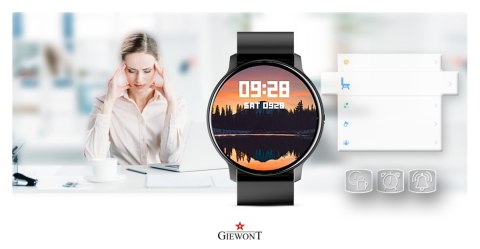 Smartwatch Giewont Sport Around PRO SmartCall GW120-2 PRO - Carbon Smartwatch Giewont Sport Around PRO SmartCall GW120-2 PRO - Carbon