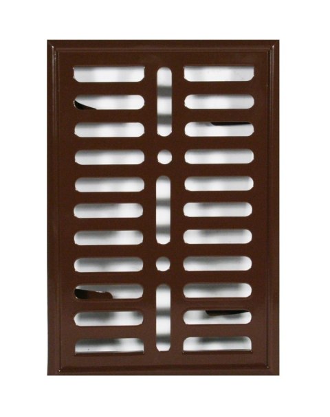 KRATKA METALOWA MALOWANA 14*21CM BRĄZOWA KRATKA METALOWA MALOWANA 14*21CM BRĄZOWA