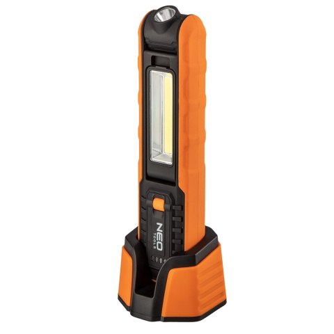 LAMPA WARSZTATOWA AKUMULATOROWA 500 LM COB + LATARKA + BAZA LAMPA WARSZTATOWA AKUMULATOROWA 500 LM COB + LATARKA + BAZA