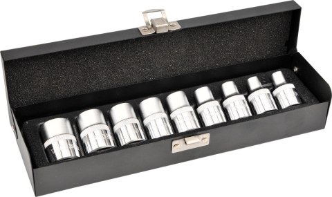 KLUCZE NASADOWE TORX E10-24 ZESTAW 9-SZTUKOWY KLUCZE NASADOWE TORX E10-24 ZESTAW 9-SZTUKOWY