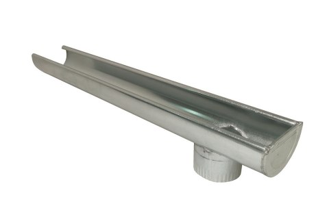 RYNNA BOCZNA Z WYLOTEM OCYNKOWANA 120MM RYNNA BOCZNA Z WYLOTEM OCYNKOWANA 120MM