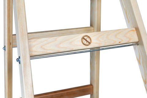 DRABINA DREWNIANA BRAKET PREMIUM 2X8 SZCZEBLI 240CM DRABINA DREWNIANA BRAKET PREMIUM 2X8 SZCZEBLI 240CM