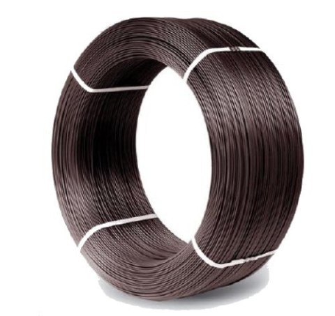 DRUT OCYNKOWANY POKRYTY PCV. 3.0*3.8MM BRĄZOWY DRUT OCYNKOWANY POKRYTY PCV. 3.0*3.8MM BRĄZOWY