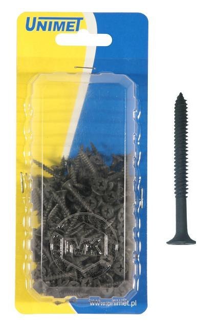 WKRĘT GIPS METAL FOSFATYZOWANY 3.5*45MM OP-100SZT WKRĘT GIPS METAL FOSFATYZOWANY 3.5*45MM OP-100SZT