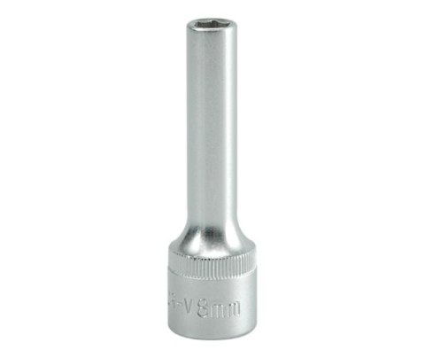 NASADKA DŁUGA 6-KĄTNA CHROMOWANA 1/2'' 8MM NASADKA DŁUGA 6-KĄTNA CHROMOWANA 1/2'' 8MM