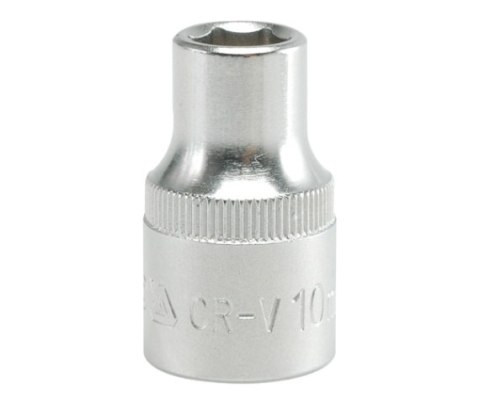 NASADKA KRÓTKA 6-KĄTNA CHROMOWANA 1/2'' 10MM NASADKA KRÓTKA 6-KĄTNA CHROMOWANA 1/2'' 10MM