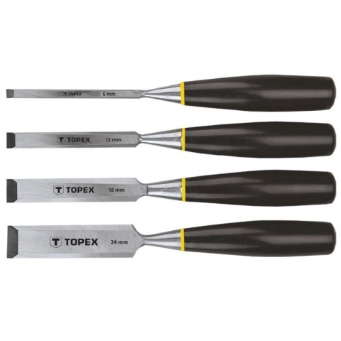 DŁUTA KOMPLET 4-SZTUKOWY 6,12,18,24MM DŁUTA KOMPLET 4-SZTUKOWY 6,12,18,24MM