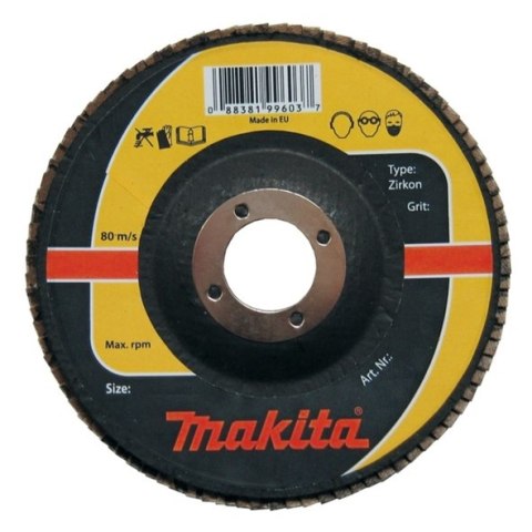 LAMELKA ZIRKON GRANULACJA 40 125MM LAMELKA ZIRKON GRANULACJA 40 125MM