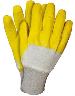 RĘKAWICE ROBOCZE PODG. ZE ŚCIĄGACZEM GRIP STRONG, PP-022