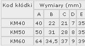 KŁÓDKA MOSIĘŻNA ZASUWKOWA KM60 3 KLUCZE KŁÓDKA MOSIĘŻNA ZASUWKOWA KM60 3 KLUCZE