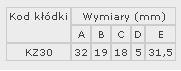 KŁÓDKA ZNALOWA ZASUWKOWA KZ30 2 KLUCZE KŁÓDKA ZNALOWA ZASUWKOWA KZ30 2 KLUCZE
