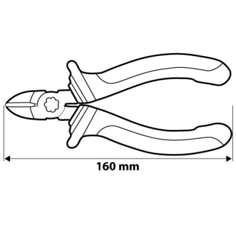 SZCZYPCE TNĄCE BOCZNE 160MM SZCZYPCE TNĄCE BOCZNE 160MM