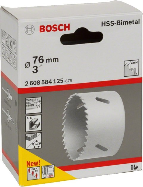 PIŁA OTWORNICA BIMETAL 76MM PIŁA OTWORNICA BIMETAL 76MM