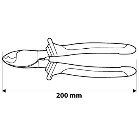 OBCINAK DO KABLI 200MM OBCINAK DO KABLI 200MM